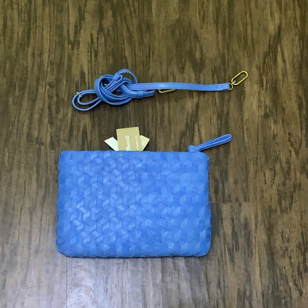 Madewell the puff crossbody bag woven leather edition - Picture 10 of 13